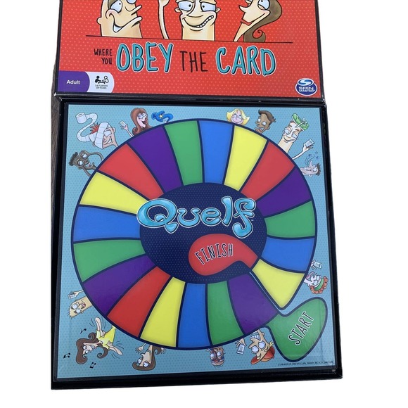 Spin Master Games Quelf Board Game The Unpredictable Party Game